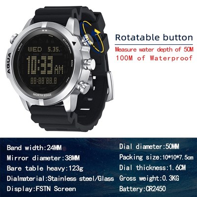 Diving Computer Watch EquipmeAnt Compass Altimeter waterproo