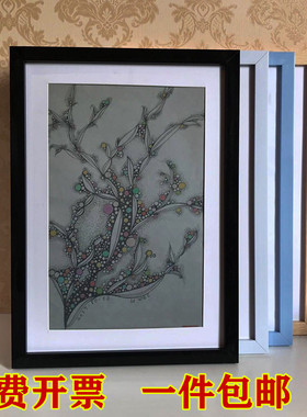 创意相框挂墙7 8 10摆台16 18 20 24寸8开4K装裱画框A3a4包邮