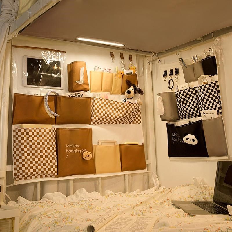 床上收纳挂袋上铺墙挂式宿舍好物收纳袋墙上床头床边墙面置物神器,收纳整理,吸尘器收纳架/盒/袋,淘宝优惠券,粉丝福利购,淘宝优惠卷