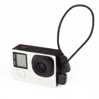 Digital Camera Mini USB To 3.5mm Microphone Mic Adapter Tra