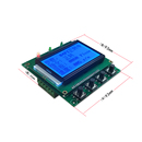 57步进电机控制板驱动器套装 液晶屏正反转循环限位可调速圈数