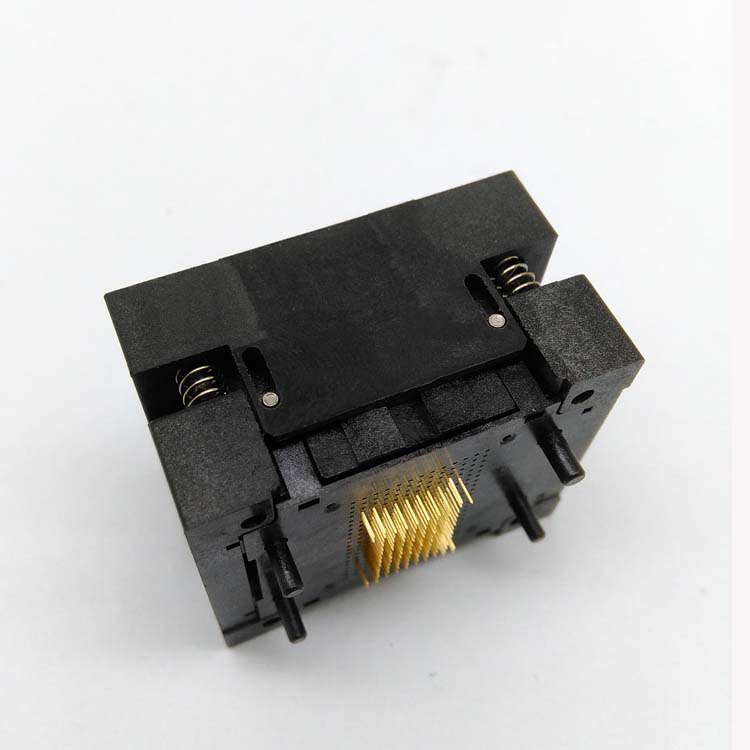 BGA107下压弹片老化座 Flash闪存测试座 0N.8间距 ANDK 编程座