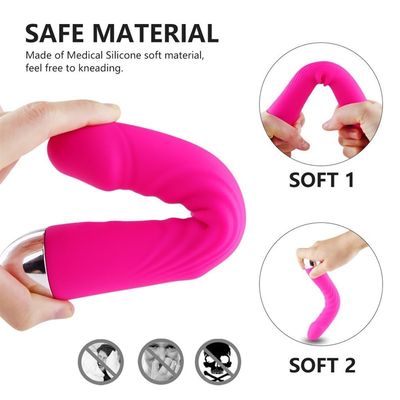 推荐G Spot Dildo Vibrator for Woman Silicone Waterproof 10 M