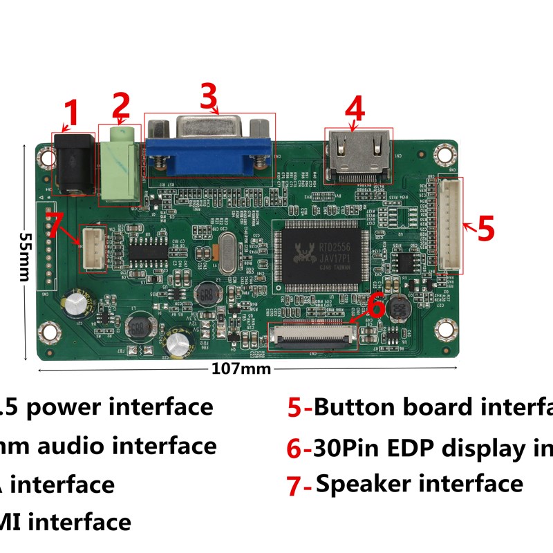 新品11.6/13.3/14/15.6 Inch IPS Display Screen Monitor HDMI V 玩具/童车/益智/积木/模型 其它玩具 原图主图