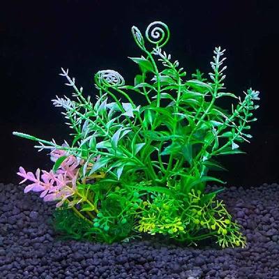 极速Artificial Aquarium Decor Plants Water Weeds Ornament Pl