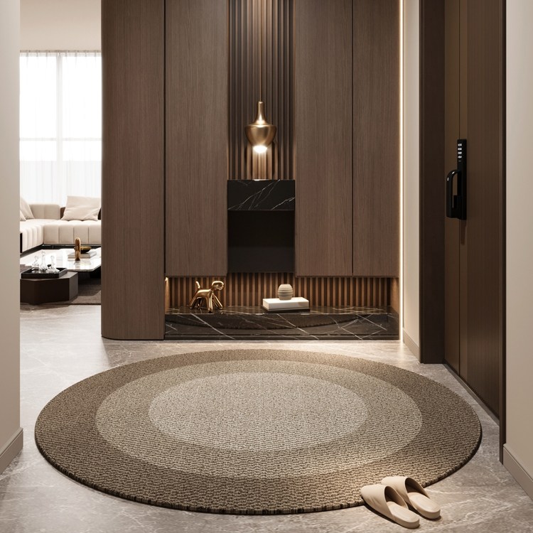 圆形入户门地垫门口地毯门垫客厅进门垫子新款家用高级脚垫防滑,居家布艺,入户地垫,淘宝优惠券,粉丝福利购,淘宝优惠卷