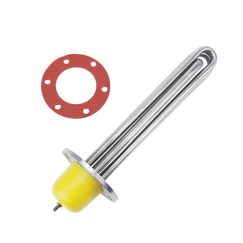 法兰电热管380V不锈钢模温机导热油加热器工业加热棒大功率220