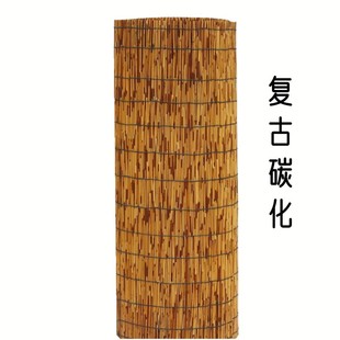 芦苇帘草席墙面装饰围炉煮茶草帘子背景布户外茶室遮挡帘竹帘卷帘