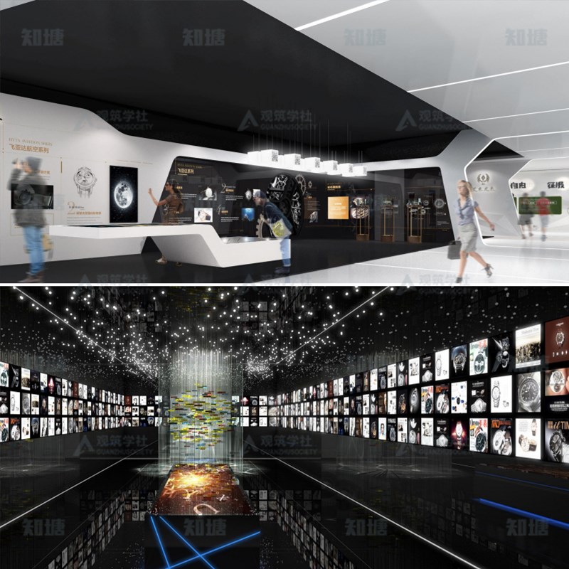 科技产业园数字企业展厅城市规划工业展览博物馆室内展陈设计方案