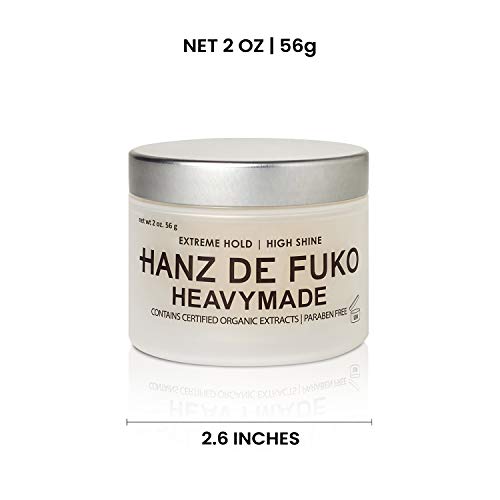 推荐Hanz de Fuko Heavymade- Hair Styling Gel Pomade with a H