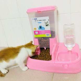 极速猫咪用品自动喂食器猫碗猫自助喂食器宠物自动喂食器狗碗狗狗