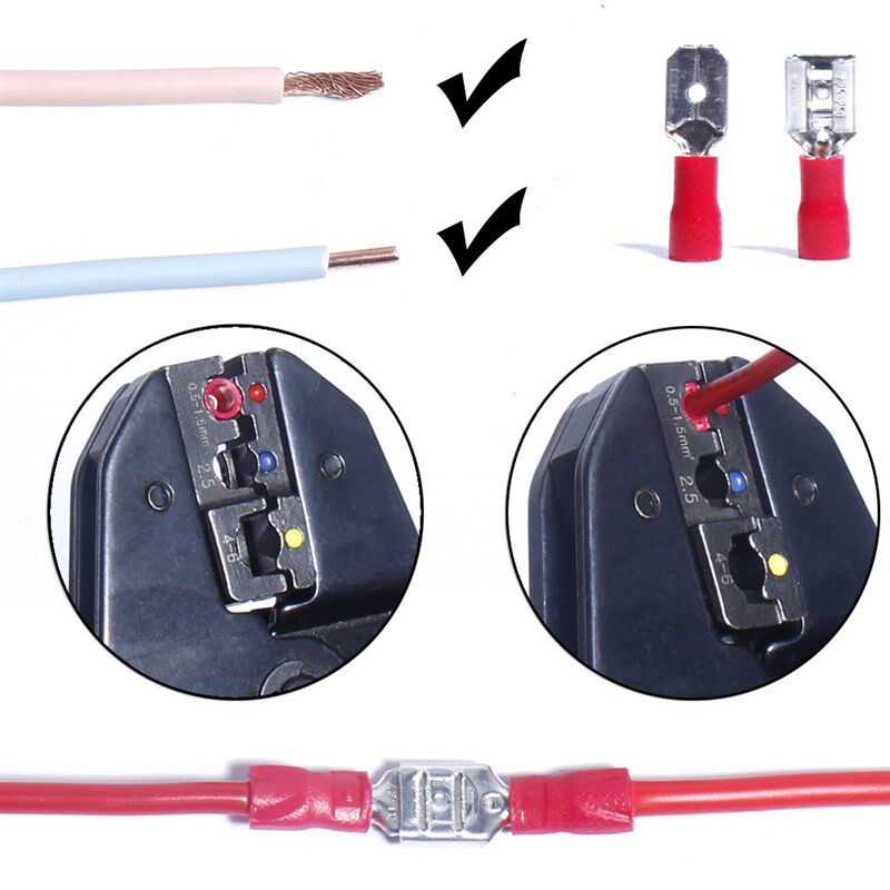 Plug cold pressing insulation fast wire spring connector Ter