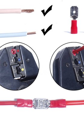 Plug cold pressing insulation fast wire spring connector Ter