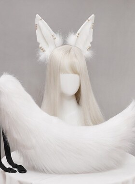 一件代发手作阿努比斯古埃及神话cosplay胡狼耳JK头饰YKC兽耳发箍