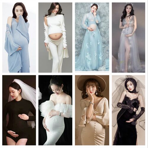 影楼孕妇拍照服装写真艺术照片孕妈拍摄道具小清新摄影主题服饰美