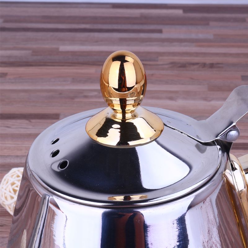 。04不锈钢茶壶 电磁炉专用w平底烧水壶 小水壶泡茶壶家用功夫茶