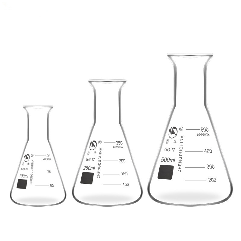 推荐蜀牛玻璃三角烧瓶喇叭口50 100 250 500 1000ml 锥形瓶 三角 工业油品/胶粘/化学/实验室用品 烧杯/烧瓶 原图主图