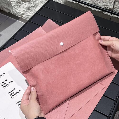 无纺布衣服包装袋环保T恤自封袋加厚服装按扣袋定制印LOGO
