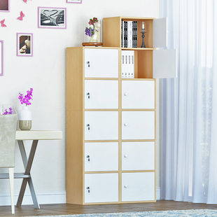 美发店存包柜带锁柜子储物柜带门顾客存储柜收纳置物柜员工存衣柜