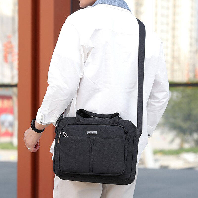 单肩包男潮流男士包大容量多隔层单肩斜挎包时尚户外运动挎包商务
