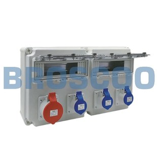 插座电气箱防水组合工业插座开关组合插座箱插Q座工业插头户外防