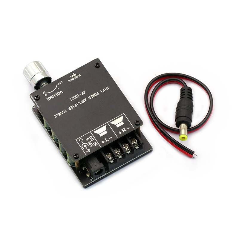 20W30W 50WX2蓝牙5.0数字功放板音量调节 502L功放模T块5V12V24V