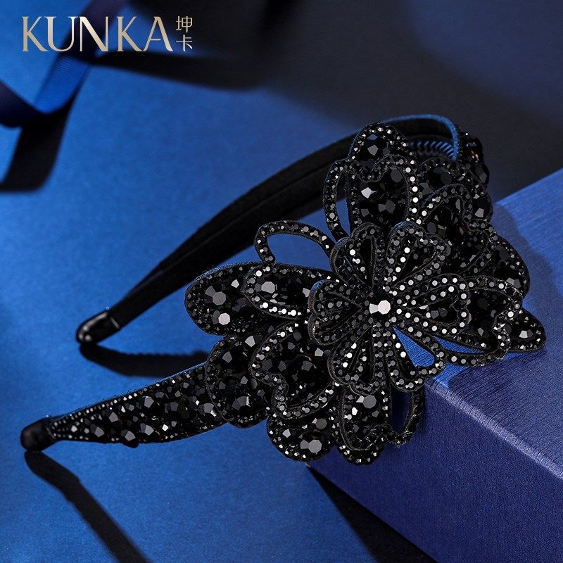 水钻发箍仙女亮钻头箍宽边镶钻大花朵头饰压发卡百搭外出发夹,饰品/流行首饰/时尚饰品新,发饰,淘宝优惠券,粉丝福利购,淘宝优惠卷