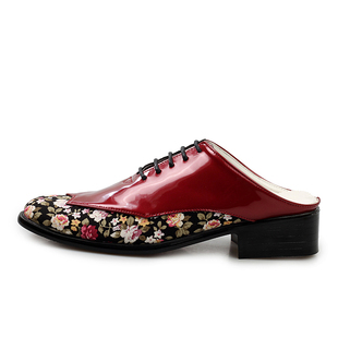 夏季凉鞋男士拖鞋男韩版潮拖鞋包头透气半拖鞋懒人皮鞋厚底高跟鞋