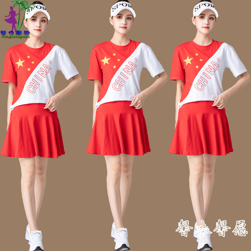 小众高货广场舞服装新款套装 2021演出表演服 男女鬼步舞服健身操