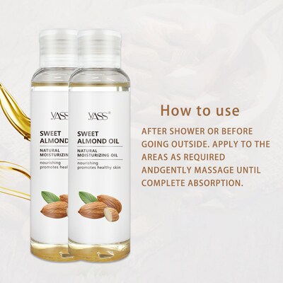 Cold Pressed Pure Organic Sweet Almond Oil Coconut Oil