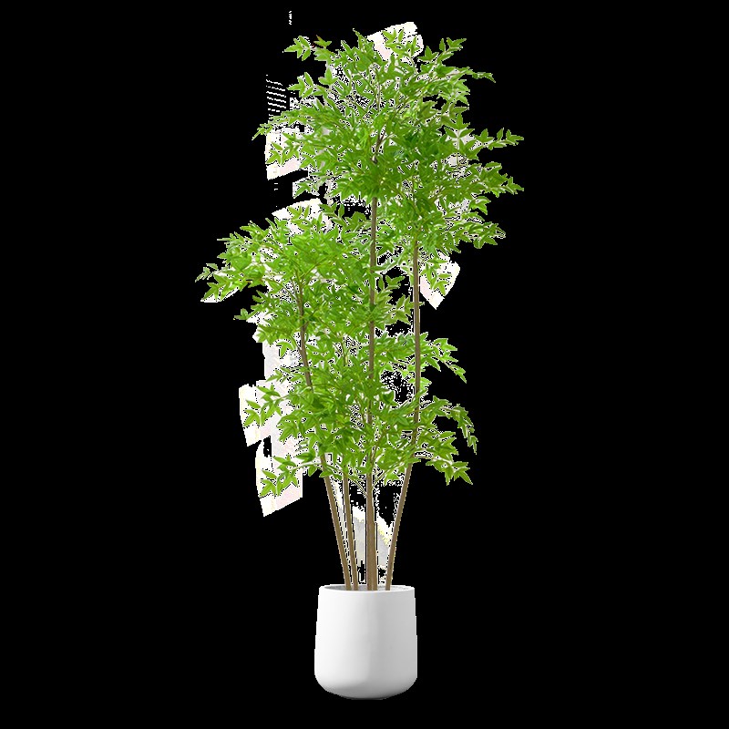 仿真绿植南天竹高端轻奢仿生假植物盆栽客厅装饰树摆件假花仿真花