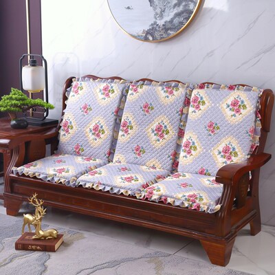 实木沙发垫带靠背加厚海绵中式z红木沙发坐垫联邦椅垫木质沙发王