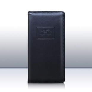 黑色皮革收银夹收钱本结账本结钱本菜单点菜本菜单册展示板账单G