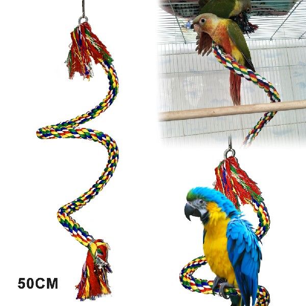 w Parrot oy Rope Braided ParrotTPet PChew Rope Budg