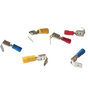 PBDD5.5 250肩背型公母预绝缘接线端J子铜线耳接线鼻6.3插簧插片