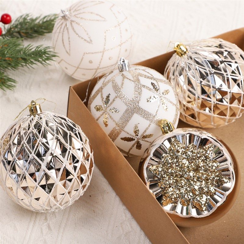 圣诞球挂件圣诞节装饰品圣诞树挂饰高级感异型彩绘圣诞礼品包配饰,节庆用品/礼品,圣诞装饰品,淘宝优惠券,粉丝福利购,淘宝优惠卷