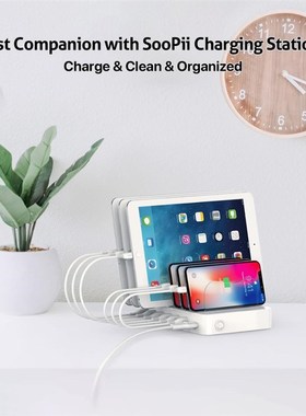 SooPii for Lightning iPhone Short Cable 7 inch Micro USB Ty