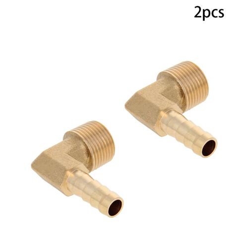 Utoolmart Hose Barb ID 6/8/14/16mm 90 Degree Male Thread 3/8