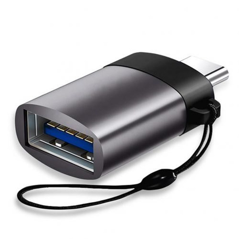 Portable High Speoed USB 3.0 Type C Male to Female OTG Adapt