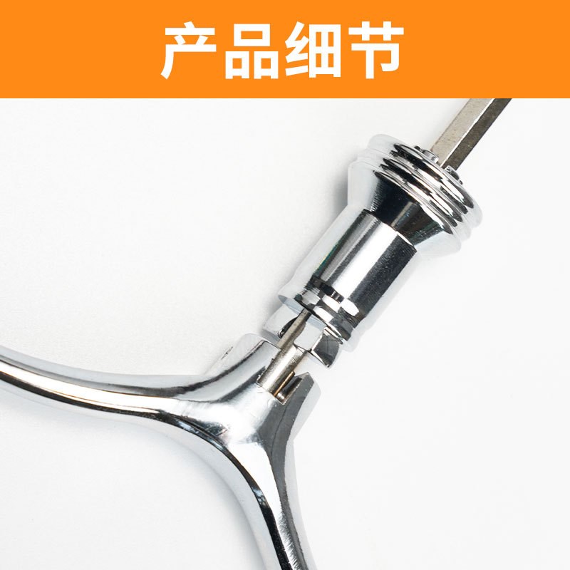 纺车轮平衡杆摇臂改装全金属配件渔具渔轮双头摇把平衡杆通用手柄