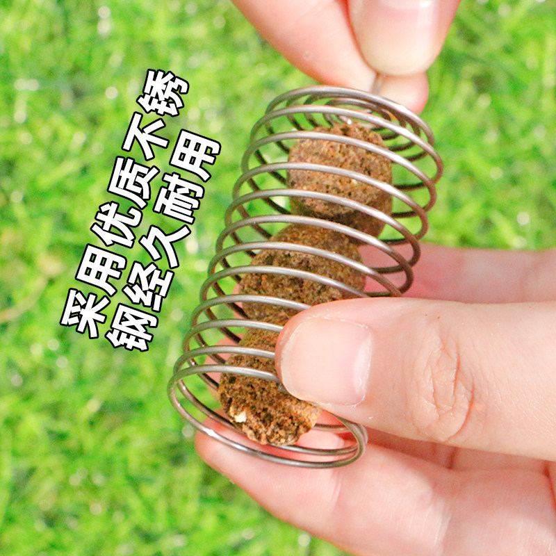 现货不锈钢玉肥盒盆景专用盒植物肥料篮肥料盒施肥U神器兰花盆栽