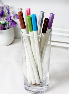 10pcs Metallic Color Set Mark Pen Waterproof Permanent Oil B