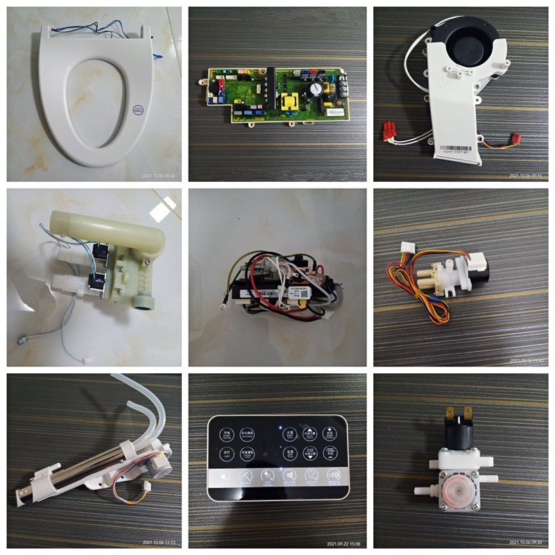 直销新品惠达HDE3001G智能马桶配件主板座圈加热器喷Y枪冲水组件