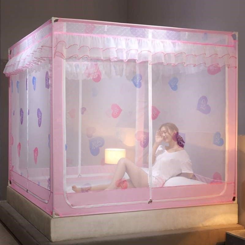 2021免儿童摔蒙古包支架夏天厚拆洗防蚊帐家用新款年固定安装方便,床上用品,蚊帐,淘宝优惠券,粉丝福利购,淘宝优惠卷