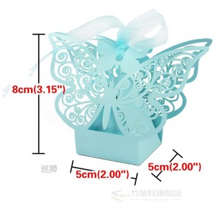 10Pcs Wedding Favors Paper Candy Bags Box Dessert Gift Box f
