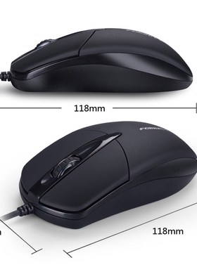 USB Wired Computer Mouse LED Optical Mouse Gamer PC Laptop N