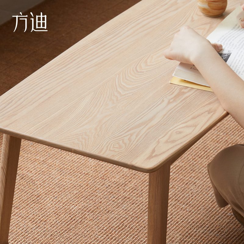 方迪实木榻榻米桌子阳台飘窗桌新中式炕桌炕几水曲柳矮.茶桌小茶