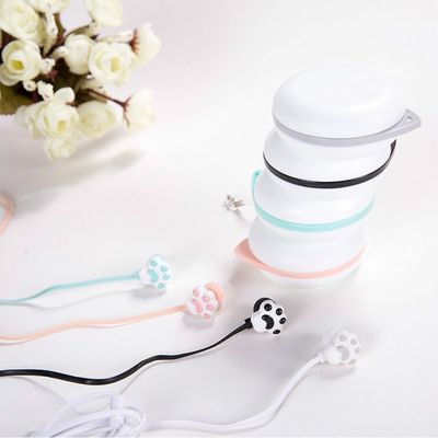 速发推荐Pink Cute  Claw Earphones In ear Suitable for Earpho