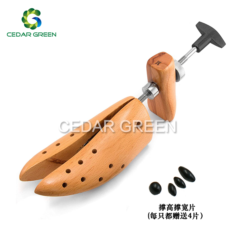 榉木油漆鞋撑实木鞋撑子撑鞋器扩大器扩鞋器N可调节撑大鞋子不磨