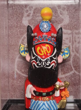 无锡惠山泥人关羽l泥塑卡通三国人物地区特色手工艺品新年礼物